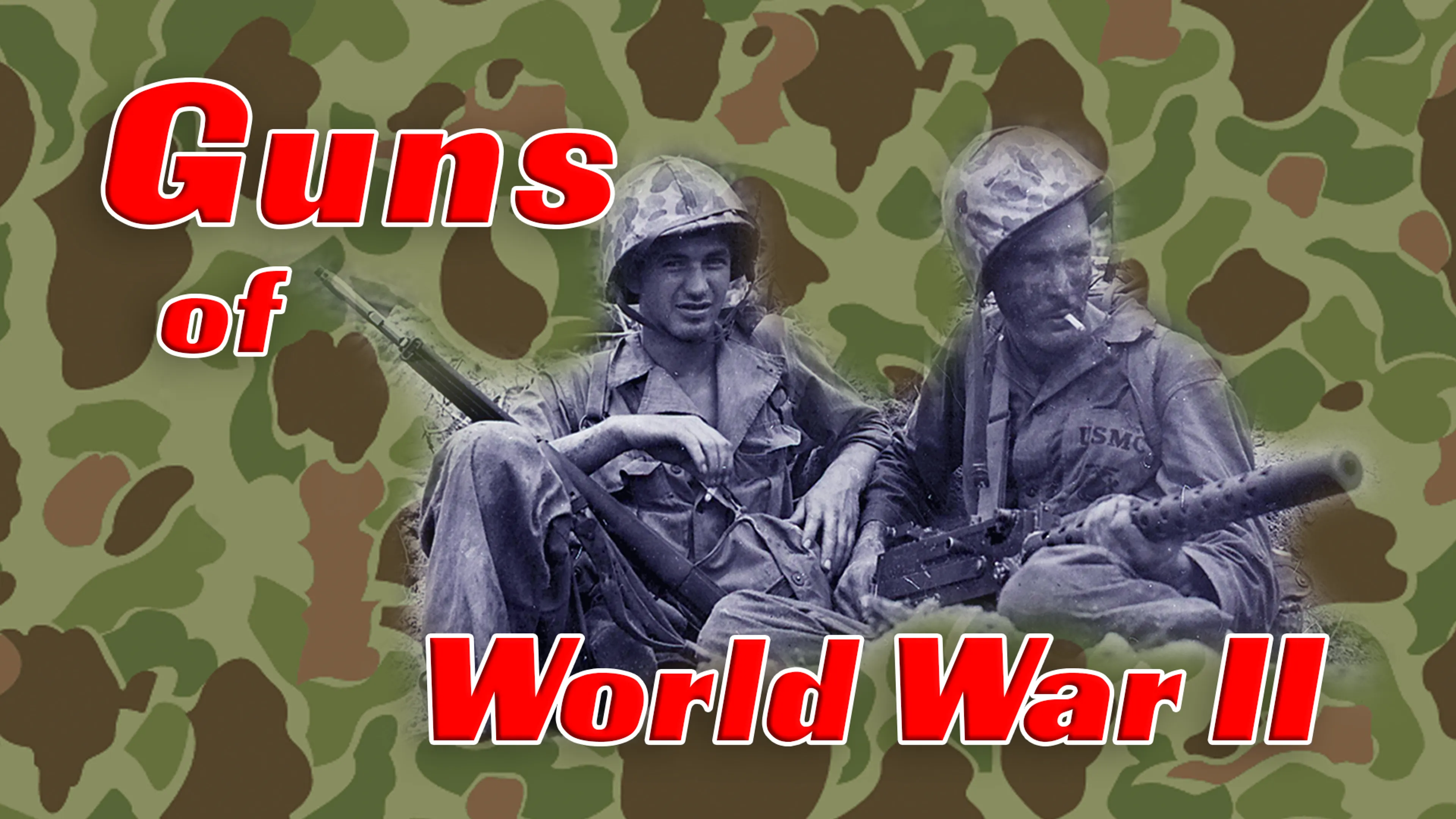 Guns of World War II poster